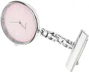 [WOFASHPURET] Simple Nurse Hanging Watch Analog Pocket Watch For Women Nurse Fob Watch Nurse Brooch Pocket Watch Lapel Pin Watch