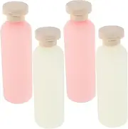 Ciieeo 200ml Empty Plastic Bottles for Shampoo Refillable Lotion Containers Portable Travel Shampoo Dispensers Leakproof Shower Gel Bottles