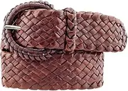 [Badgery Belts] Pioneer Kangaroo Braided Leather Belt 30mm 1 1/5"