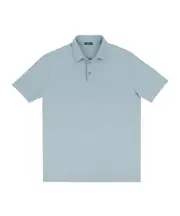 cotton polo shirt 52 light blue