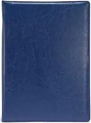 Byttlerom A4 PU Padfolio File Folder Portfolio Business Document Holder Metal Clipboard Pad Document Organizer Holder Easy Install, C