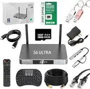 S6 Ultra 2025 S6 Max Fully Loaded S6 Pro with USB and Full Keyboard Voice Remote Control Manual Instruction
