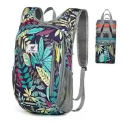 Small Daypack 10L Hiking Backpack Packable Lightweight Travel Day Pack Leaf