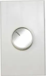 Lutron C-600-WH, Single Pole 600 Watt Incand Light Dimmer, White