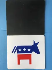 Democrat Donkey Mousepad _ computer desk mouse Pad 8x 8” square