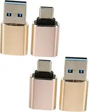 OSALADI 4Pcs C to Adapter High Speed Converter for Phone and Computer Durable Connector for External Devices Music and Data Transfer
