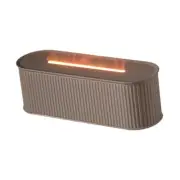 7 Colours Flame Essential Oil Diffuser Humidifier for Bedroom 24x8x8cm 300ml