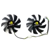 New Graphics Card Cooler Fan for WhiteLabel AMD DICASVER RX580 588 Graphics Card