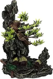 DRESSOOS Decorative Tree Branch for Reptile Tank Realistic Climbing Rock Accessory for Bearded Dragon Terrarium Decor Lightweight Durable Design Unique Aquarium Decoration