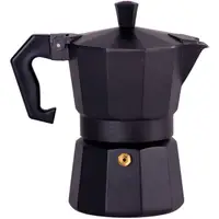 在飛比找momo購物網優惠-【EXCELSA】Chicco義式摩卡壺 黑1杯(濃縮咖啡 