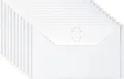 5.9 x 9.9 inch Large Stamp & Die Storage Pockets Resealable Clear Plastic Seal Bags Storage Case for Cutting Dies Stencil Album Stamp Crafts for DIY Scrapbooking Paper Card Craft Cutting Die