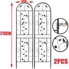 Garden Trellis Climbing Plant Support Patio Wire Lattice Grid Panel Stake Fence