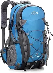 40L Men Women Trekking Backpack Mountaineering Bag Outdoor Travel Tent Backpack for Camping Hiking Backpack Blue