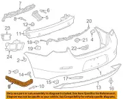 GM OEM 13-16 Malibu Limited Rear Bumper Bumper Components-Outer Bracket 20809860
