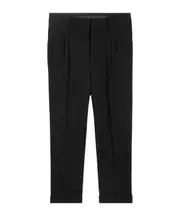 AMI Paris Pleat-Detailed Turn-Up Cuffs Tailored Trousers FR44,FR36,FR38,FR42 Black