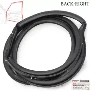 For Isuzu D-Max Dmax Hi-Lander 2003 08 10 Rear Rh Door Rubber Seal Weatherstrip