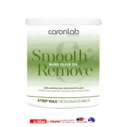 Caronlab Pure Olive Oil Strip Wax Microwaveable 800g Waxing Hair Removal