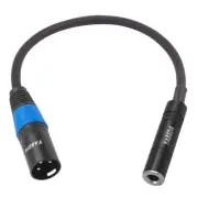 YABEDA 1/4 to XLR Cable,Balanced 1/4" Female to XLR Male Stereo Audio Adapter,Qu