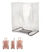 Luggage Protector PVC Full Transparent Suitcase Cover Water Resistant Travel Suitcase Protector -Style 2