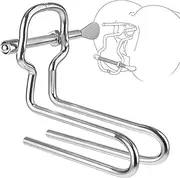 BORUITE Vaginal Expander Personal Wand Massager Metal Plugs Adjustable Butt Plug with Stainless Steel Material