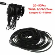 Universal Mix Cassette Rubber Tape Machine Belts Assorted Flat Belt 2 3 4 5 6mm