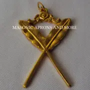 Masonic Secretary Collar Jewel (Gilt)(MA4468)