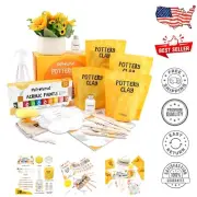 Mindfulness Pottery Kit - Complete Craft Set with All Tools & Guide Included