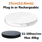 32CM 40KG Electric Rotating Turntable Display Stand Jewelry Product Show Holder