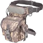 Metal Detecting Bag, Waterproof Oxford Cloth Drop Leg Bag with Multi-Pockets for Hiking Traveling Fishing Camping Hunting, Style 2, Drop Leg