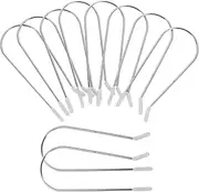 SHERCHPRY 16pcs Hot Curler Clips Stainless Steel Securing Pins for Hair Rollers Durable Replacement Clips for Easy Styling for Home and Salon Use Compatible with Heated Rollers