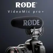Rode VideoMic Pro+ Plus Shotgun Condenser Microphone for Camera interview Video
