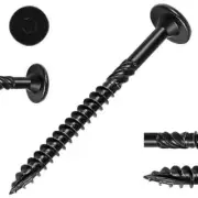 50 Pcs 6 Inch Star Drive Decking Wood Screws, Heavy-Duty Outdoor Deck Screws, Ru