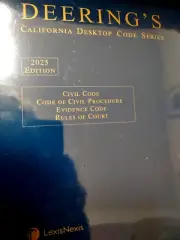 2025 Deering's 4-in-1 Civil Code, Code of Civ Procedure, Evidence Code, Rules
