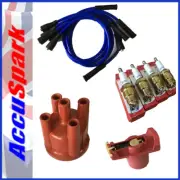 Ford Pinto - Accuspark Spark Plugs/Cap/Red Rotor/ BLUE Leads For Bosch