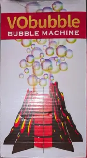 Bubble Machine Volcano Kid's Battery Operated 12 Packs Of Concentrated Bubbles ❗