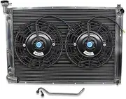 Aluminum Radiator + Fans ，Compatible With Lexus RX 330 RX330 V6 3.3L 2004-2006
