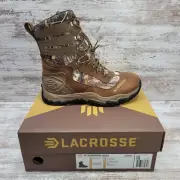 Women's LACROSSE 8" Windrose RealTree Edge 600G Hunting Boots 513364 Size 10