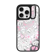 iPhone 16 Pro Mirror Ring Stand Case MagSafe Compatible Sweetheart Mix