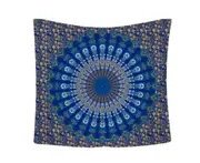 95X73cm Mandala Flower 01 Printed Tapestry Wall-mounted Beach Towel Outdoor Seating Rug for Bedroom Living Room Dorm