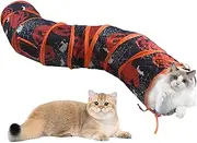 Kitten Tunnel Toy - Scary Foldable S-Shaped Indoor Tubes Toy | Enrichment Game, Maze Pet House, Exercise Supplies, Training Play Game for Bunny