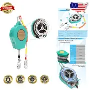 33lbs Fall Arrester with 23ft Fire-Resistant Nylon Rope for Elevated Safety