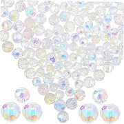 [CIMAXIC] 200pcs curtain decor jewelry beads supplies spacer beads bulk beads small beads for DIY hair accessory beads for crafts colorful beads DIY supplies Glass Bracelet Crystal beads