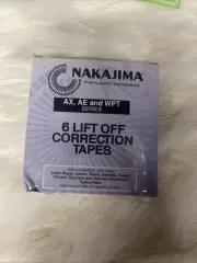 Nakajima AC, AE and WPT Series 4 lift off correction tapes Open Box!
