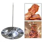 Vertical Skewer Stand Stainless Steel Vertical Spit for Roasting Sausage Chicken