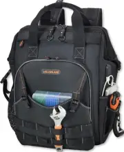 WELKINLAND 55-Pockets Tool backpack, Tool bag backpack, Backpack tool bag