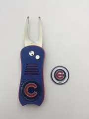Chicago Cubs Switchblade Divot Tool, BONUS Marker, NEW