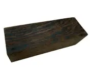 Central African Wenge wood turning blank 1-7/8" x 2" x 6” (m16) Dried
