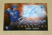 2019 Bowman (Chrome) auto autograph ORANGE Rookie of the Year Danny Jansen 8/25