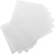 SEWACC 7pcs Water Soluble Embroidery Film Kit Self Adhesive Non Woven Fabric for DIY Projects Durable Dissolvable Paper for Clothing Home Decor Embroidery