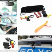 Car LED Reversing Rear View Infrared CCD Camera LCD Display Monitor